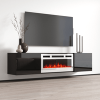 Cali WH-EF Wall Mounted Electric Fireplace 72" TV Stand - Meble Furniture