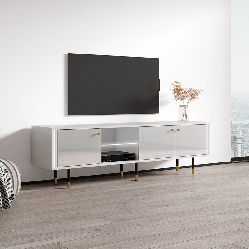 Cristal 03 71" TV Stand - Meble Furniture