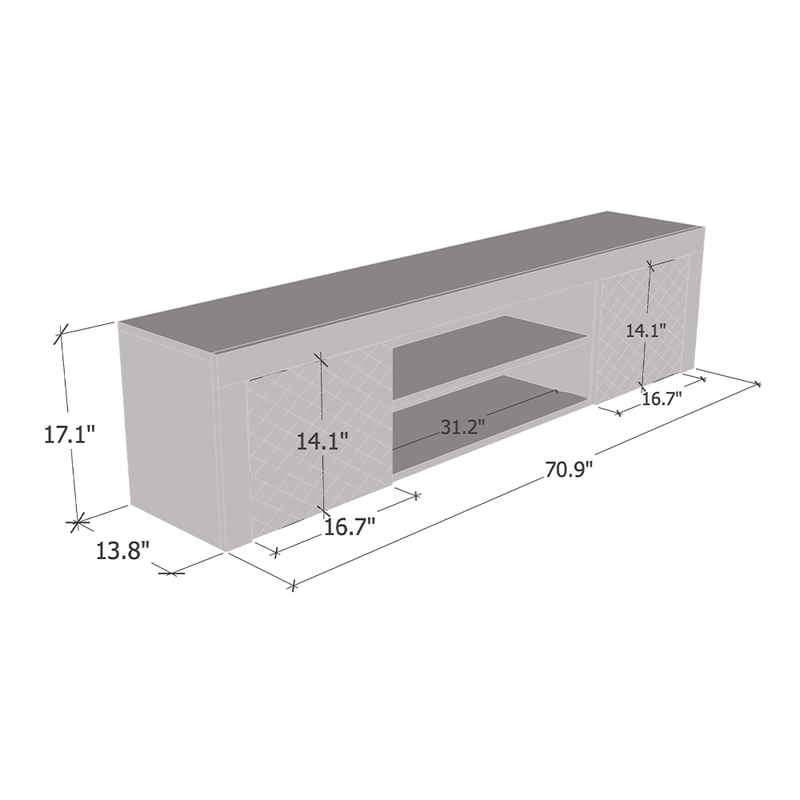 Dia 01 71" TV Stand - Meble Furniture