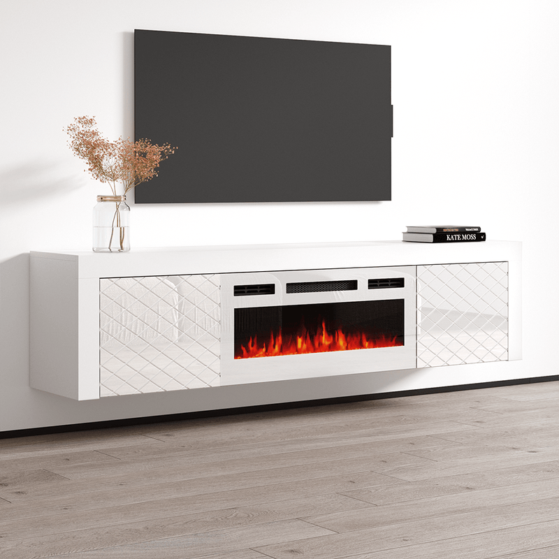 Dia WH-EF Electric Fireplace 71" TV Stand - Meble Furniture