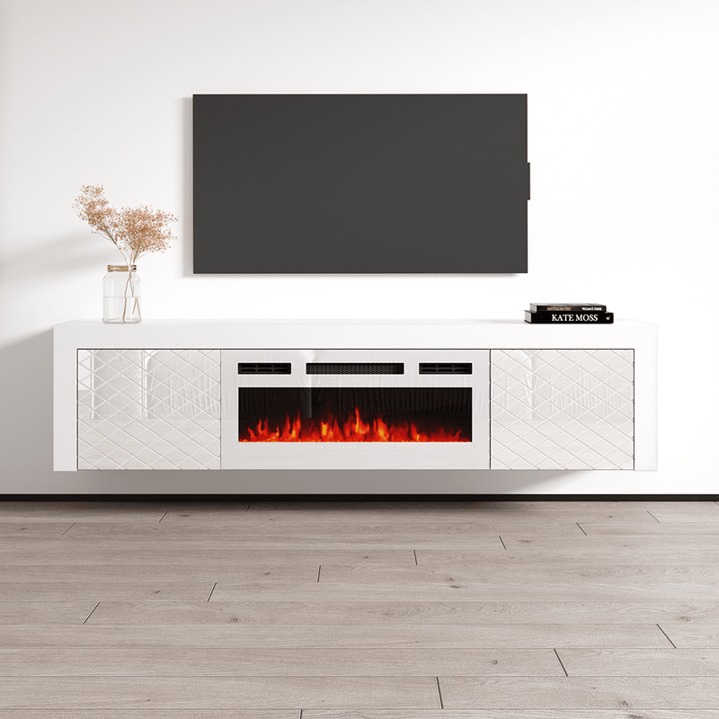 Dia WH-EF Electric Fireplace 71" TV Stand - Meble Furniture