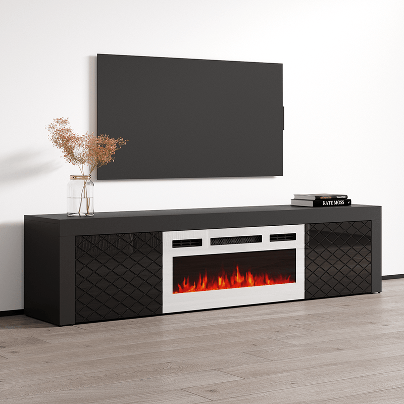 Dia WH-EF Electric Fireplace 71" TV Stand - Meble Furniture