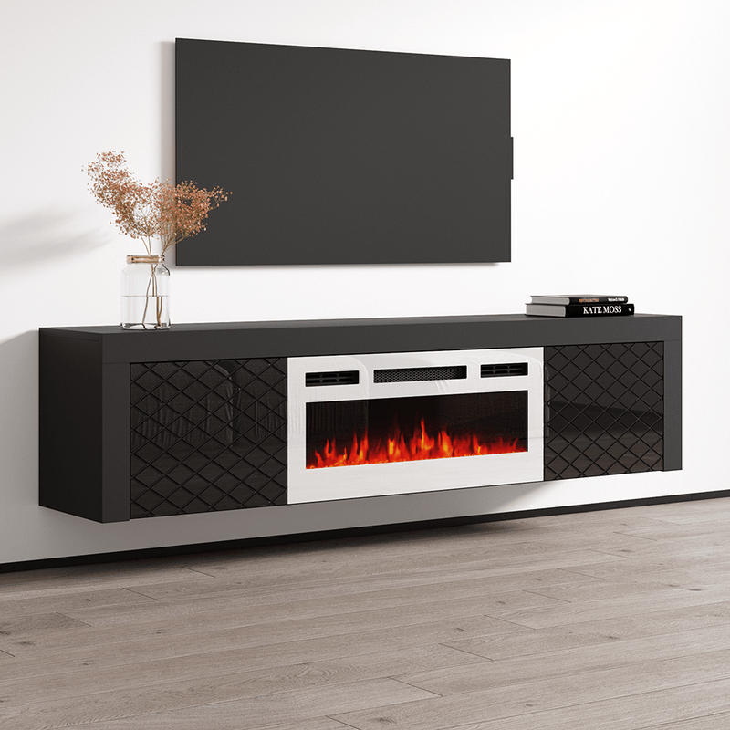 Dia WH-EF Electric Fireplace 71" TV Stand - Meble Furniture