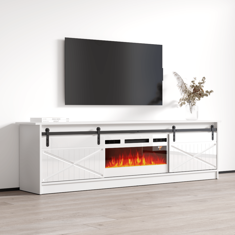 Granero WH EF Fireplace TV Stand Meble Furniture