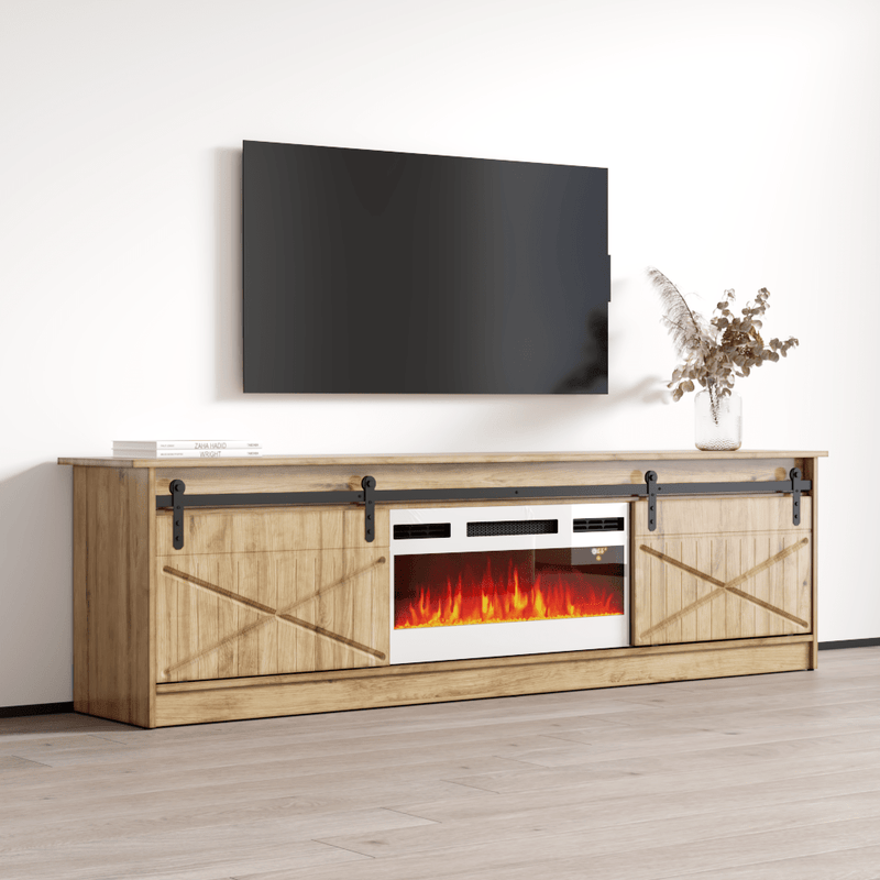 Granero WH-EF Electric Fireplace 79" TV Stand - Meble Furniture