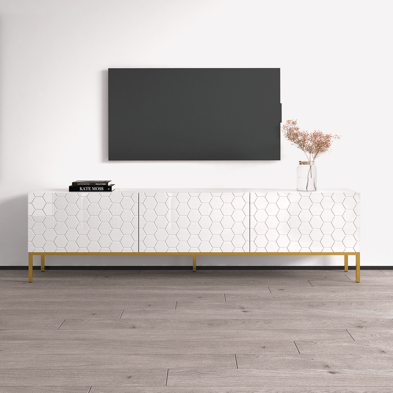 Hexa 01 75" TV Stand - Meble Furniture