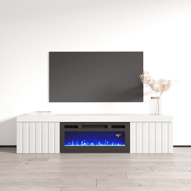 Knoxville BL-EF Electric Fireplace 71" TV Stand - Meble Furniture