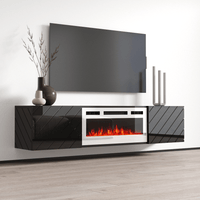 Luxe WH-EF Wall Mounted Electric Fireplace 72" TV Stand - Meble Furniture