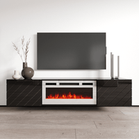 Luxe WH-EF Wall Mounted Electric Fireplace 72" TV Stand - Meble Furniture