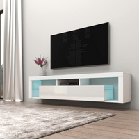 Milano 200 Wall Mounted Floating 79" TV Stand - Meble Furniture