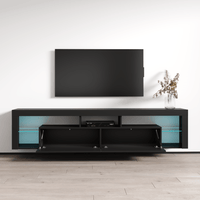 Milano 200 Wall Mounted Floating 79" TV Stand - Meble Furniture