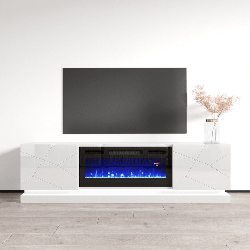 Shu BL-EF Electric Fireplace 71" TV Stand - Meble Furniture