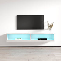 Vigo Wall Mounted Floating 71" TV Stand - Meble Furniture