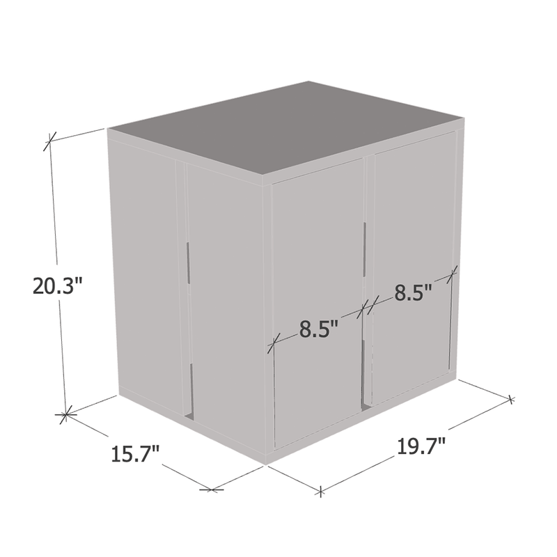 Cube 20" Nightstand - Meble Furniture