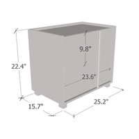 Sky 25" Nightstand - Meble Furniture