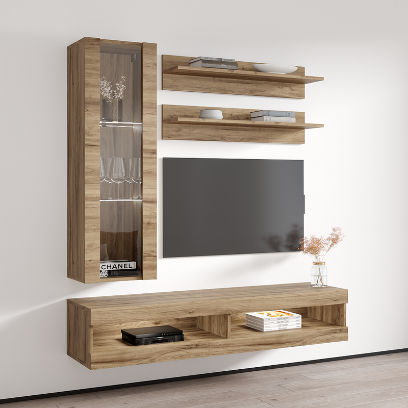 Fly H 34TV Floating Entertainment Center - Meble Furniture