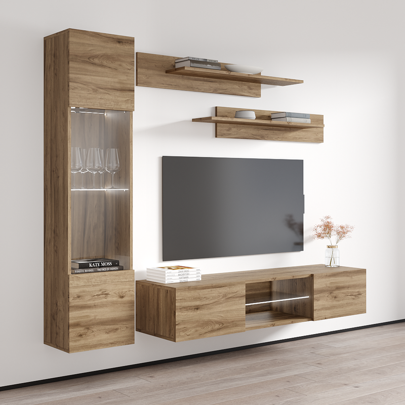 Fly G 33TV Floating Entertainment Center - Meble Furniture