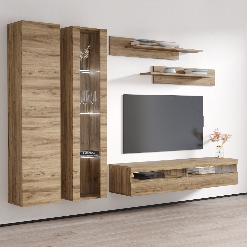 Fly A 35TV Floating Entertainment Center - Meble Furniture