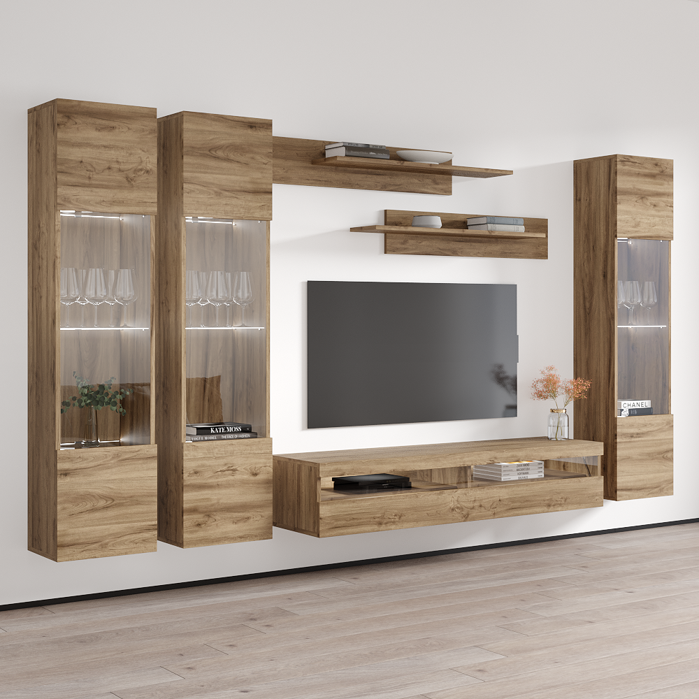 Fly C 35TV Floating Entertainment Center - Meble Furniture