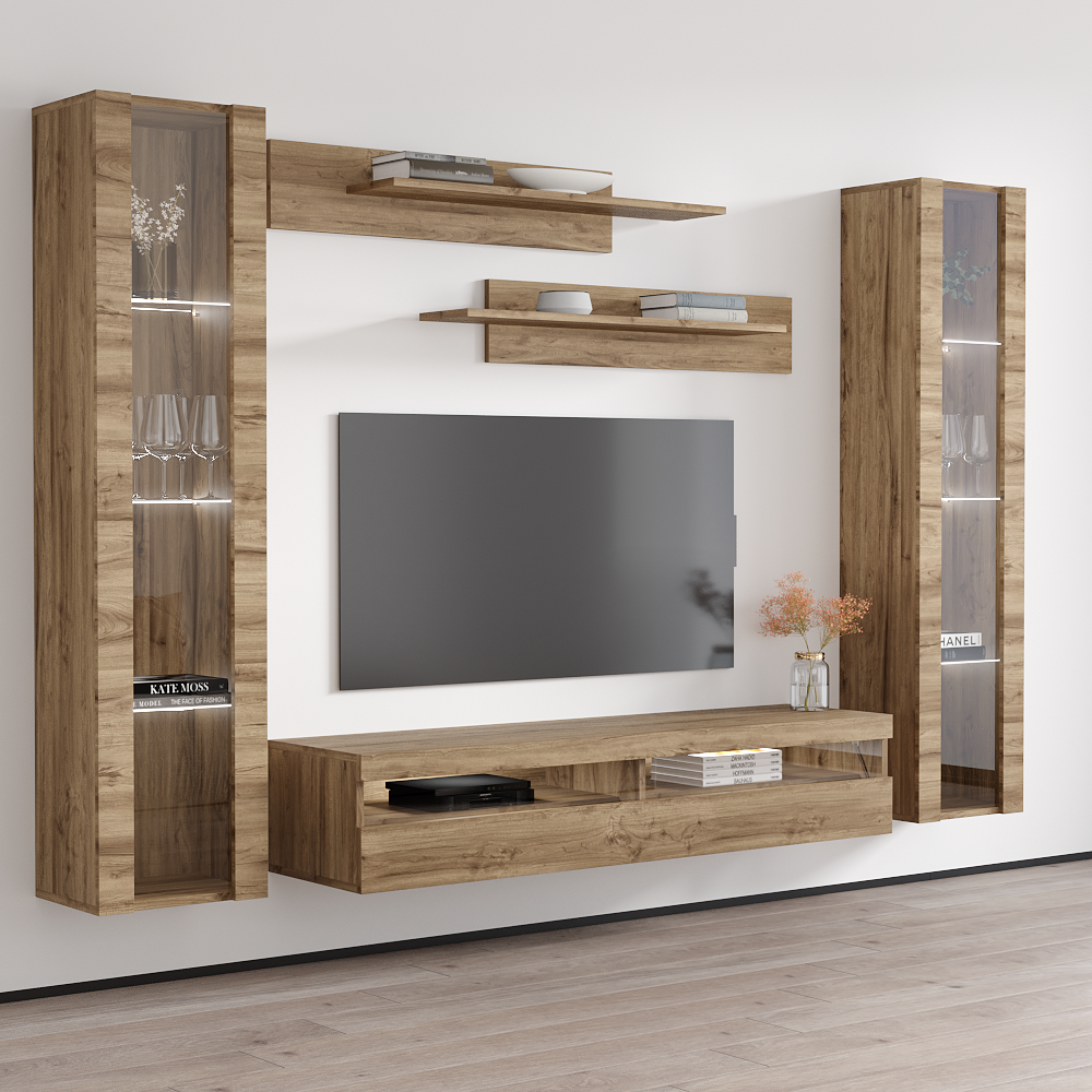 Fly A 35TV Floating Entertainment Center - Meble Furniture