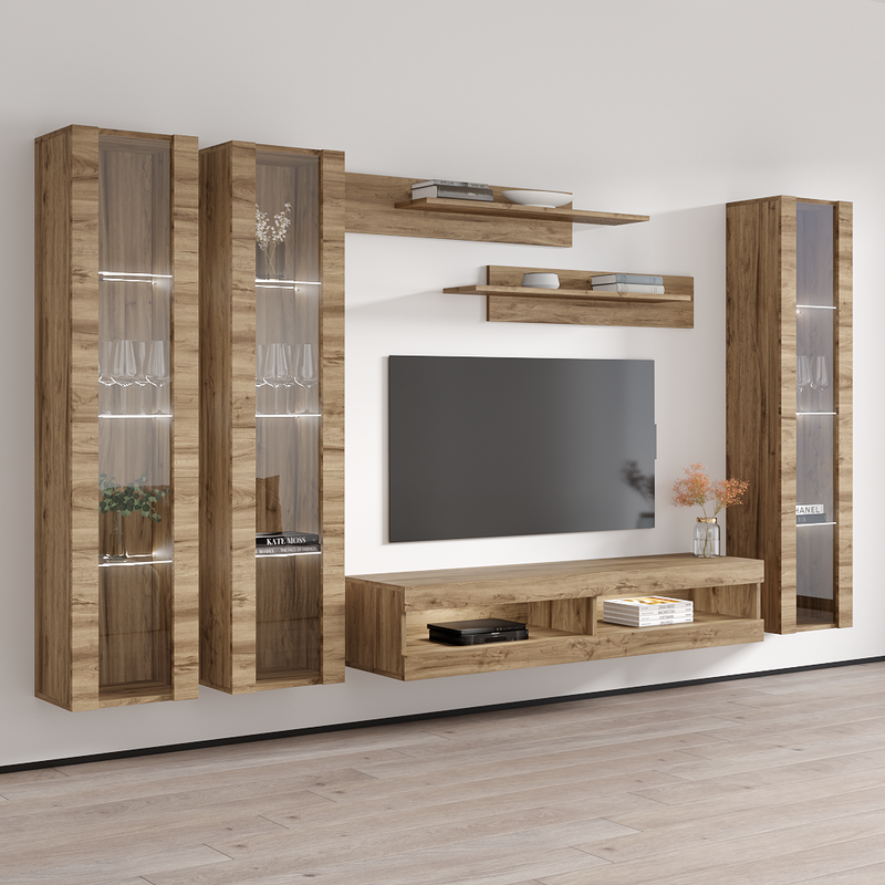 Fly C 34TV Floating Entertainment Center - Meble Furniture