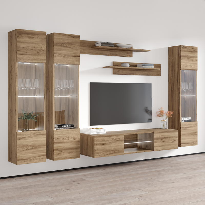 Fly C 33TV Floating Entertainment Center - Meble Furniture