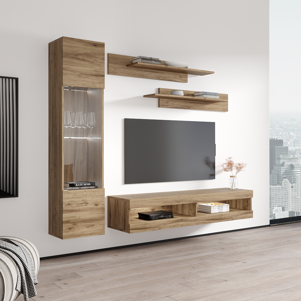 Fly G 34TV Floating Entertainment Center - Meble Furniture
