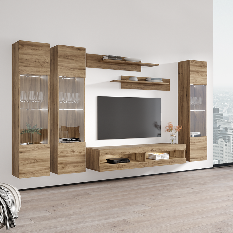 Fly C 34TV Floating Entertainment Center - Meble Furniture