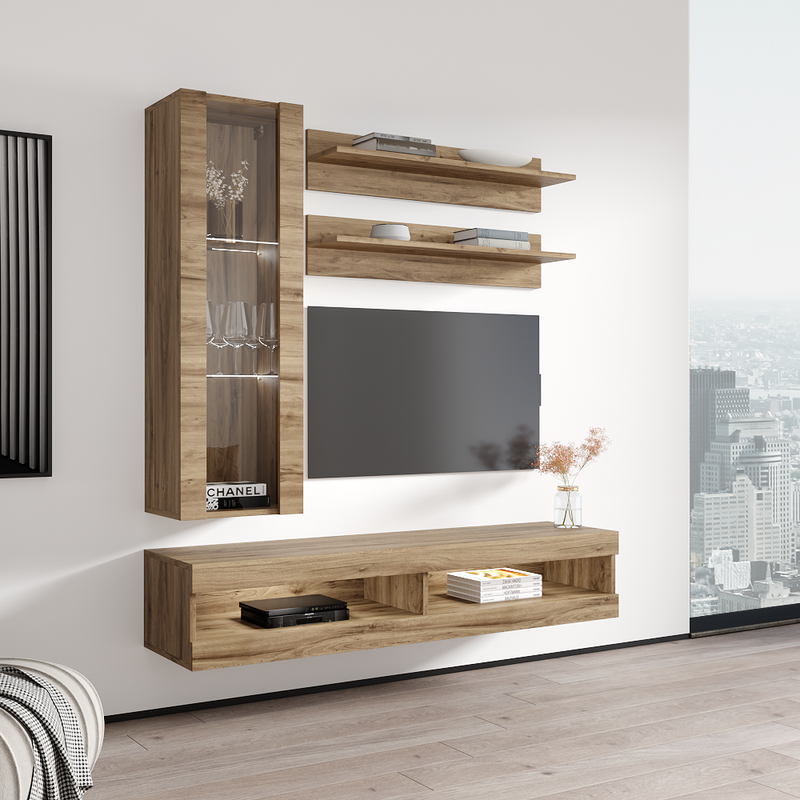Fly H 34TV Floating Entertainment Center - Meble Furniture