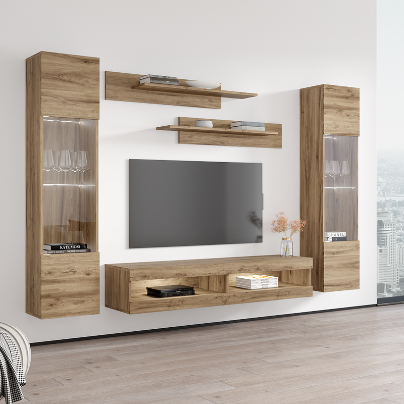 Fly A 34TV Floating Entertainment Center - Meble Furniture