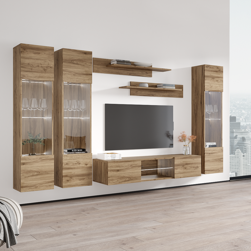 Fly C 33TV Floating Entertainment Center - Meble Furniture