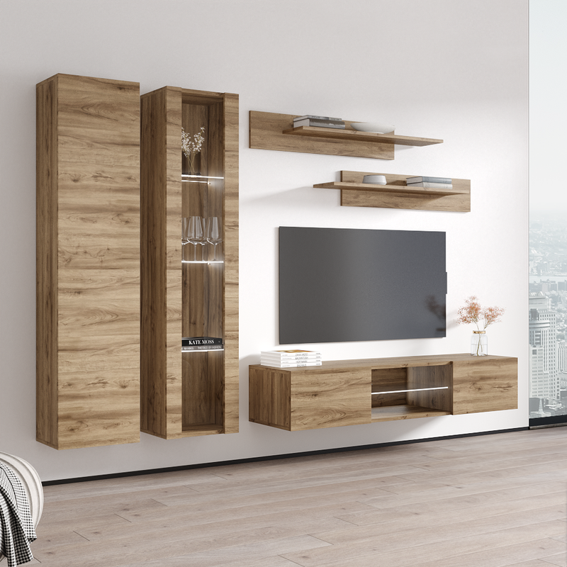 Fly A 33TV Floating Entertainment Center - Meble Furniture