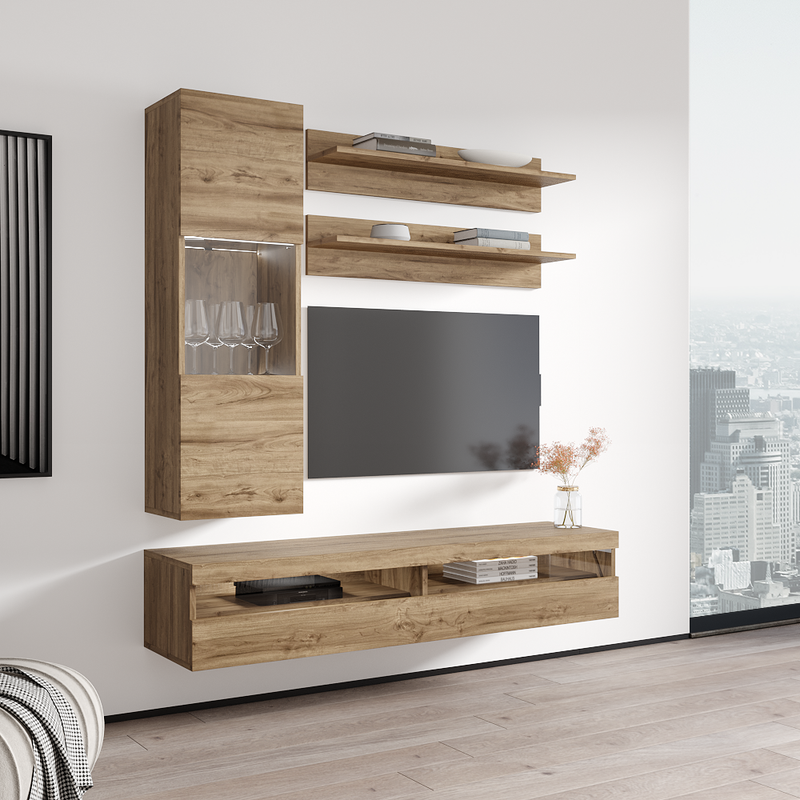 Fly H 35TV Floating Entertainment Center - Meble Furniture