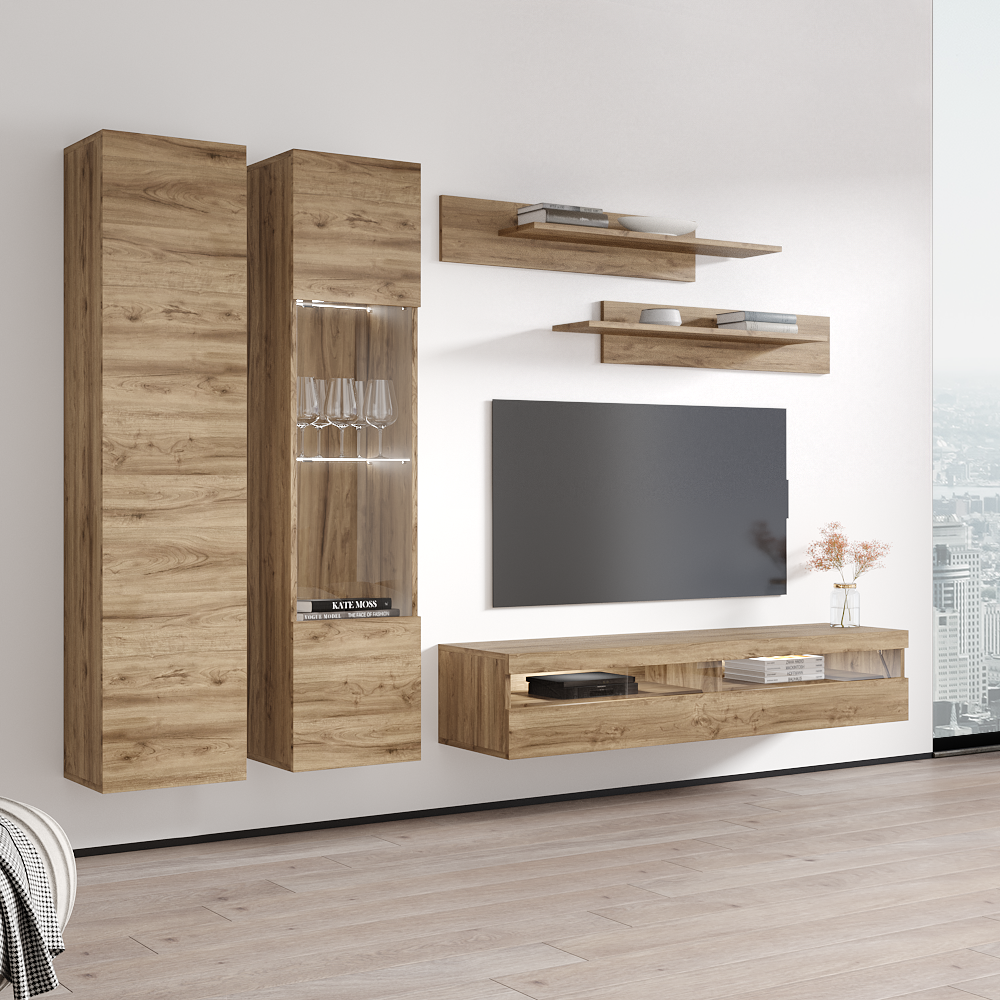 Fly A 35TV Floating Entertainment Center - Meble Furniture