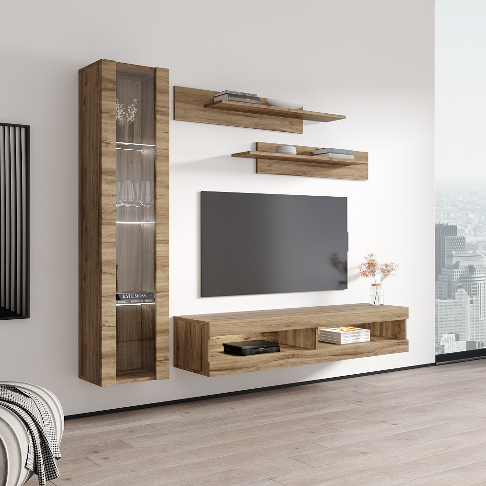 Fly G 34TV Floating Entertainment Center - Meble Furniture