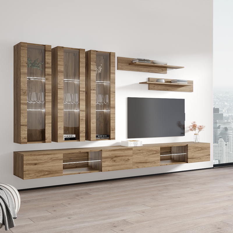 Fly E 33TV Floating Entertainment Center - Meble Furniture