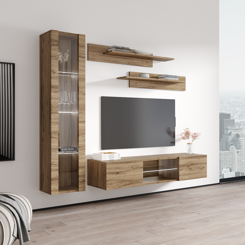 Fly G 33TV Floating Entertainment Center - Meble Furniture