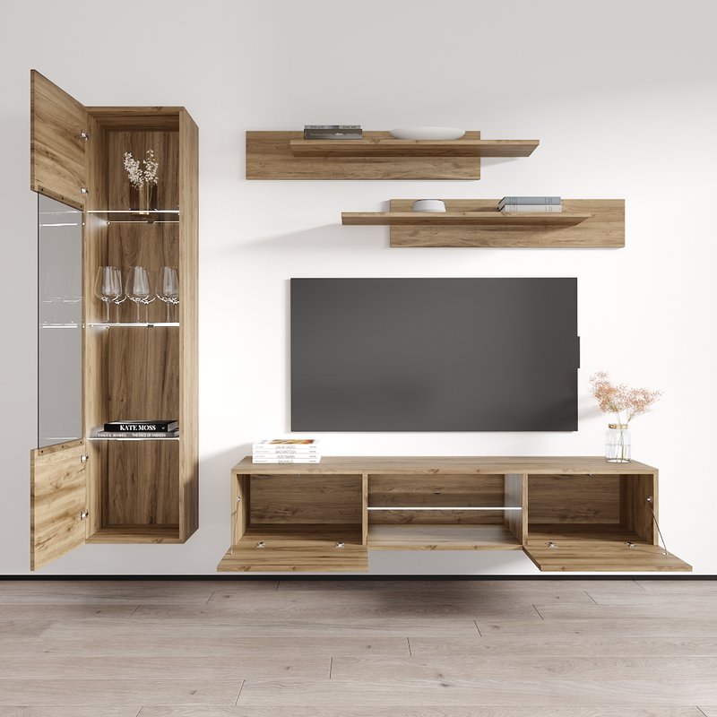 Fly G 33TV Floating Entertainment Center - Meble Furniture