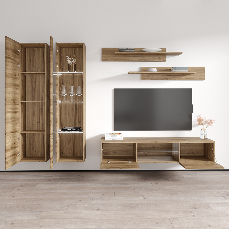 Fly A 33TV Floating Entertainment Center - Meble Furniture
