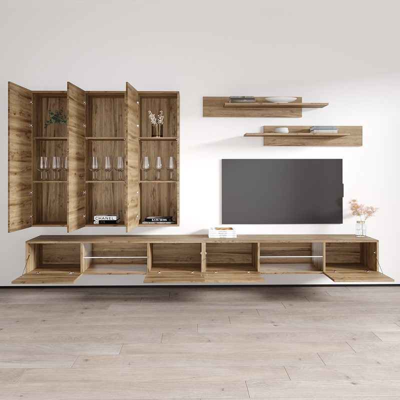 Fly E 33TV Floating Entertainment Center - Meble Furniture