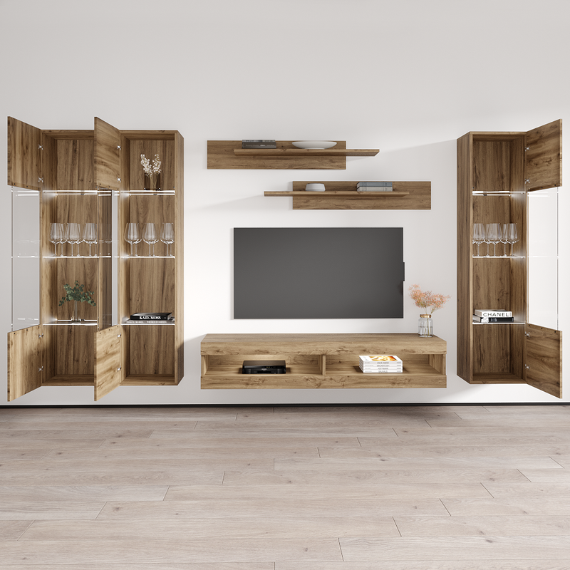 Fly C 34TV Floating Entertainment Center - Meble Furniture