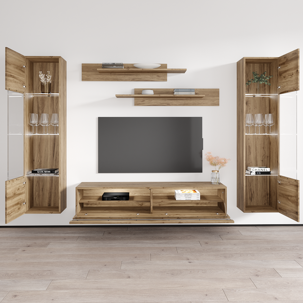 Fly A 35TV Floating Entertainment Center - Meble Furniture