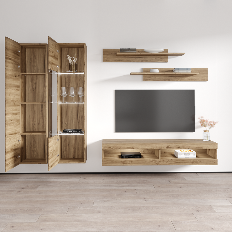 Fly A 34TV Floating Entertainment Center - Meble Furniture