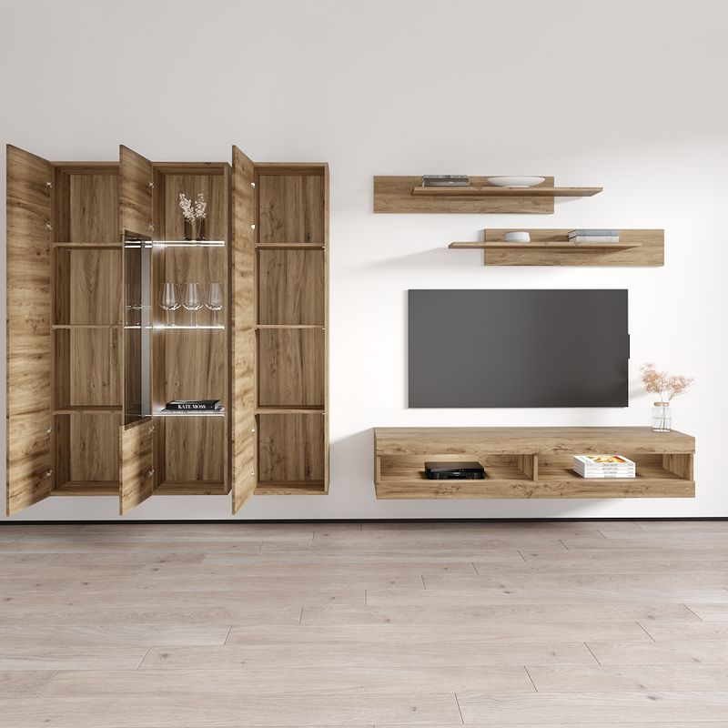 Fly C 34TV Floating Entertainment Center - Meble Furniture