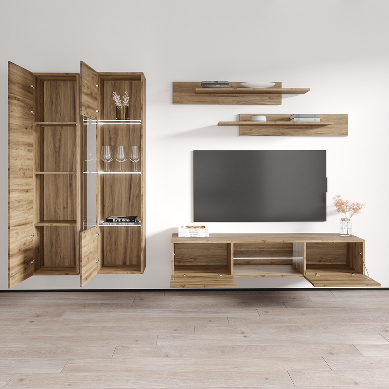 Fly A 33TV Floating Entertainment Center - Meble Furniture
