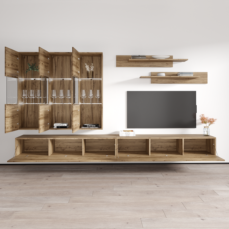 Fly E 30TV Floating Entertainment Center - Meble Furniture