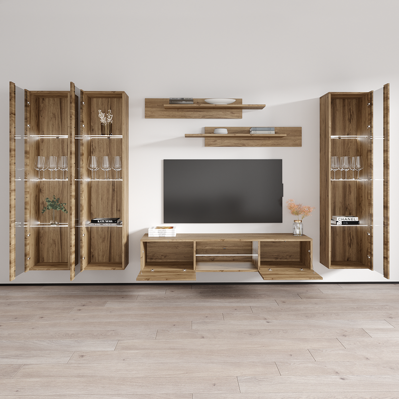 Fly C 33TV Floating Entertainment Center - Meble Furniture