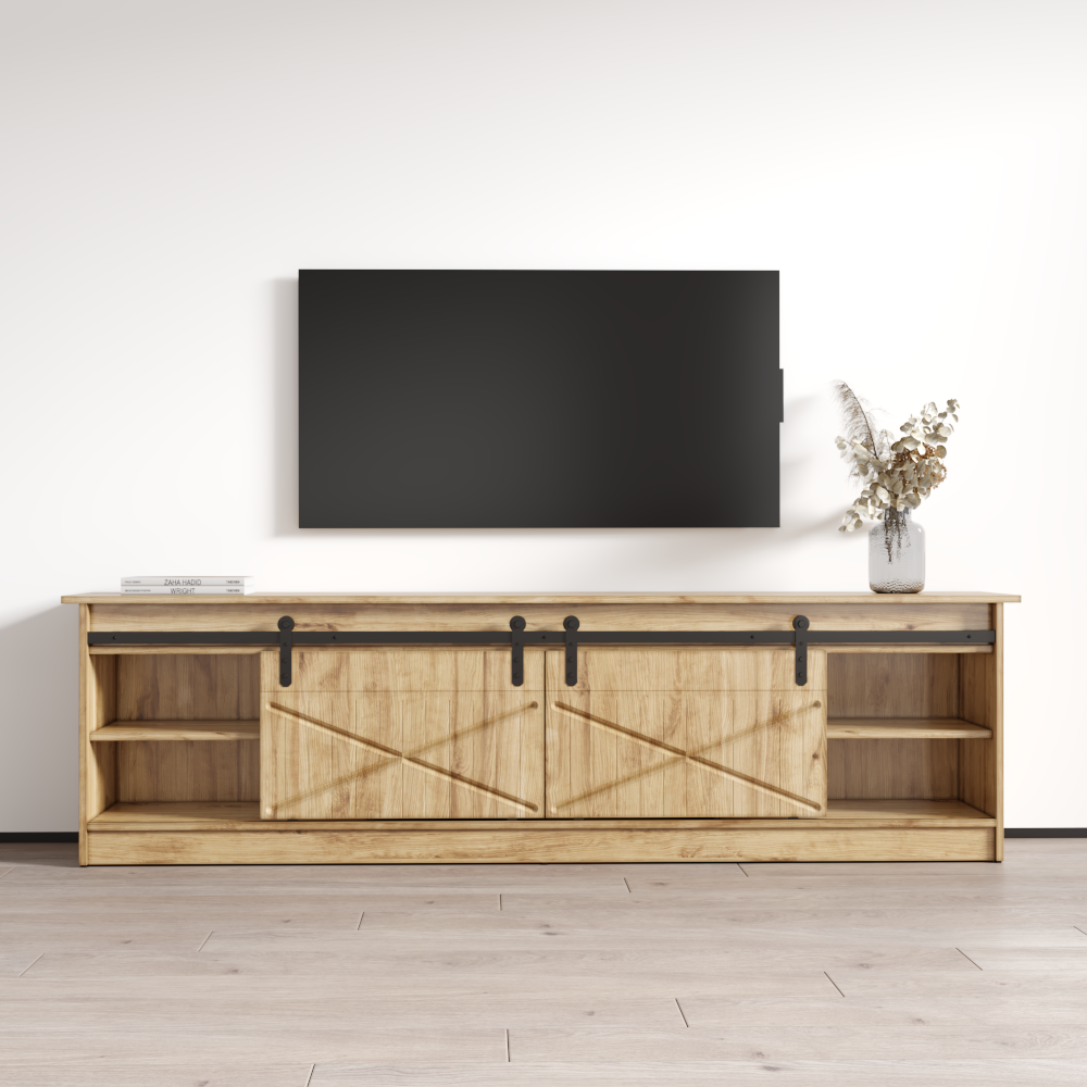 Granero BL-EF Fireplace TV Stand - Meble Furniture