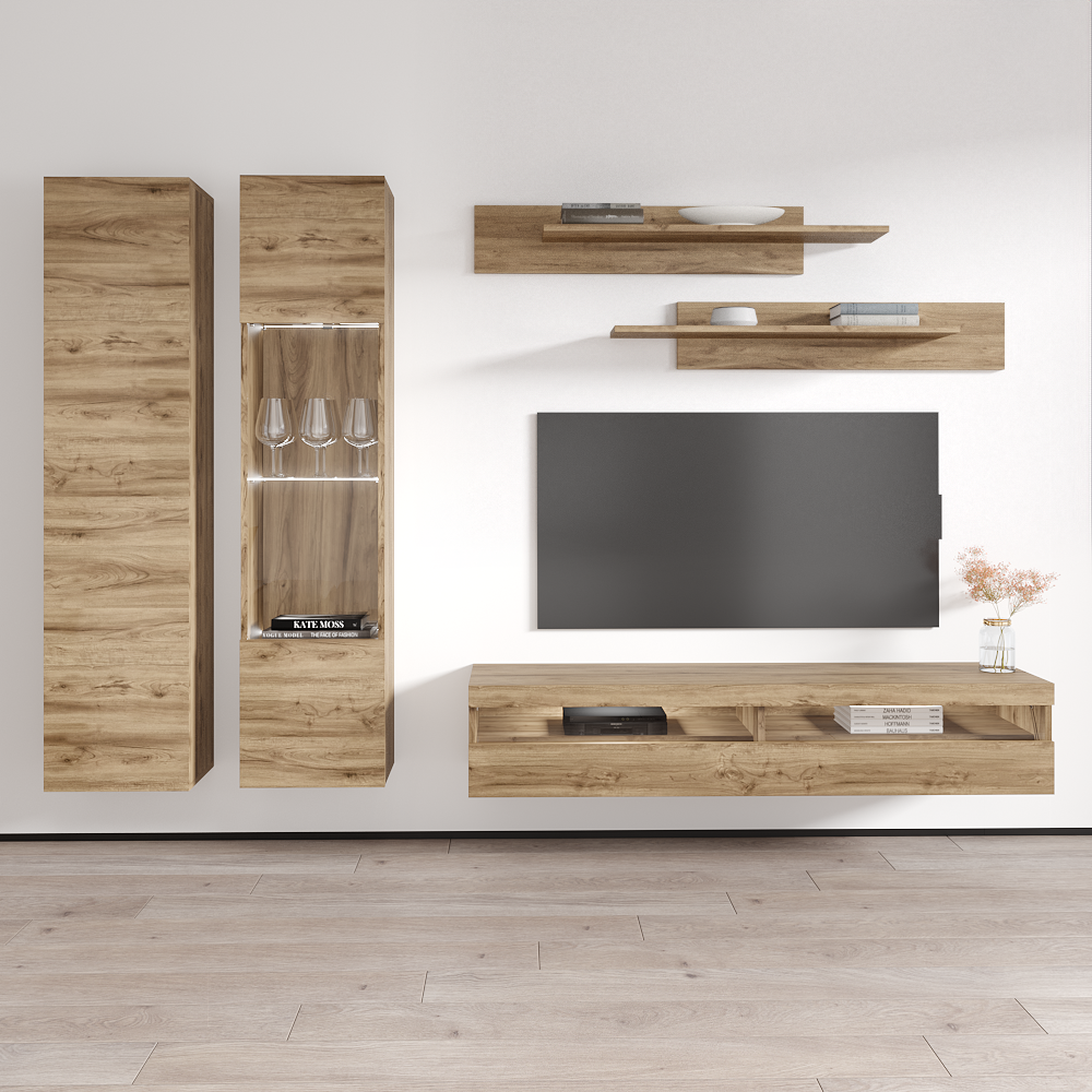 Fly A 35TV Floating Entertainment Center - Meble Furniture