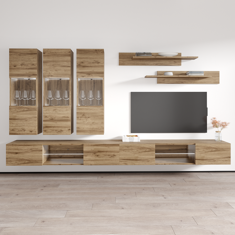 Fly E 33TV Floating Entertainment Center - Meble Furniture